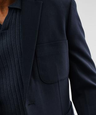 Veste de costume texturée 2 boutons homme vue5 - GEMO 4G HOMME - GEMO