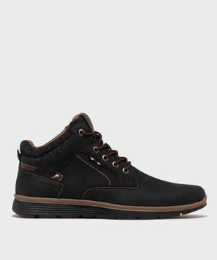Boots midcut casual à col textile et semelle sport homme vue2 - URBAN STEPS - GEMO