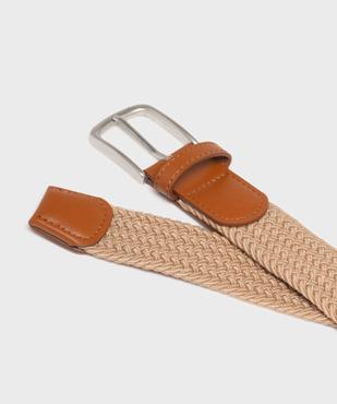 Ceinture tressée élastique homme vue2 - GEMO (ACCESS) - GEMO