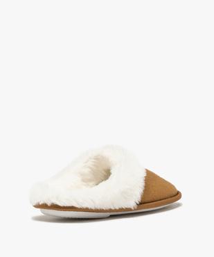 Chaussons femme mules plates à doublure douce vue4 - GEMO(HOMWR FEM) - GEMO