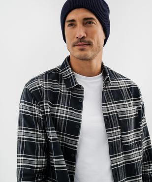 Chemise en coton à carreaux homme vue2 - GEMO 4G HOMME - GEMO