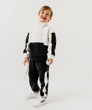 Pantalon de jogging bicolore garçon vue1 - GEMO (ENFANT) - GEMO