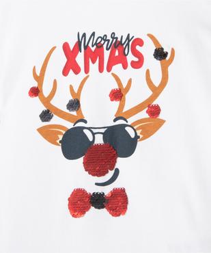 Tee-shirt garçon spécial Noël avec sequins réversibles vue2 - GEMO (ENFANT) - GEMO