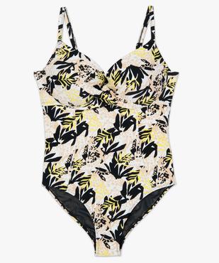 Maillot de bain femme grande taille 1 pièce à armatures vue4 - GEMO (PLAGE) - GEMO