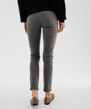 Jean Slim extensible taille haute femme vue7 - GEMO 4G FEMME - GEMO