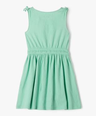 Robe sans manches en maille gaufrée fille vue3 - GEMO (ENFANT) - GEMO