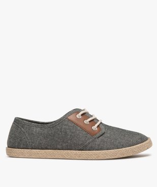 Derbies femme souples en toile et lacets cordelette vue3 - GEMO (SPORTSWR) - GEMO