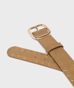 Ceinture cloutée à boucle femme vue2 - GEMO (ACCESS) - GEMO