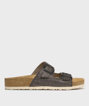 Mules anatomiques légères à  brides pailletées femme - Valentina Baldano vue1 - VALENTINA BALDA - GEMO