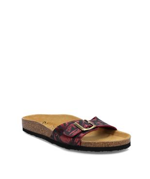 Mules femme à talon plat et bride ajustable imprimée vue2 - GEMO (CASUAL) - GEMO