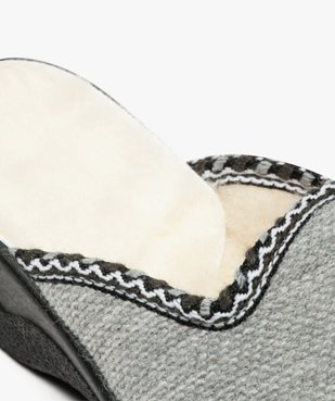 Mules d'intérieur  tricot  vue6 - GEMO(HOMWR FEM) - GEMO