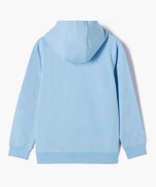 Sweat à capuche non molletonné garçon vue4 - GEMO (JUNIOR) - GEMO