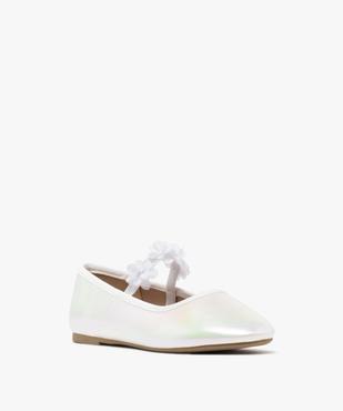 Ballerines irisées avec fleurs en tissu fille vue2 - LOVELY WINGS - GEMO
