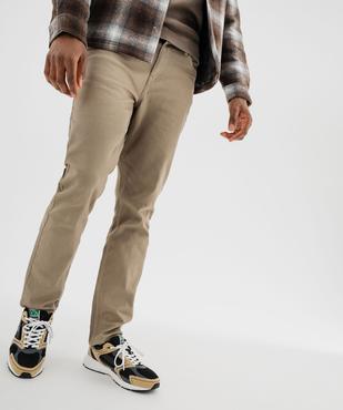 Jean Straight coloré homme vue3 - GEMO 4G HOMME - GEMO