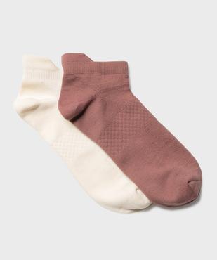 Chaussettes de sport basses avec tige de maintien femme (lot de 2 paires) vue2 - GEMO(HOMWR FEM) - GEMO