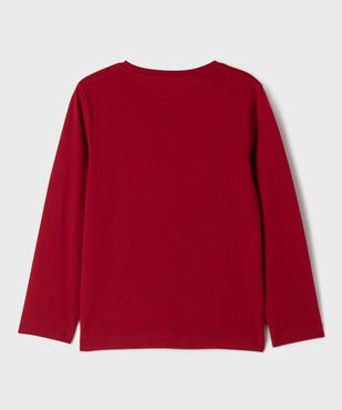 Tee-shirt manches longues spécial Noël garçon vue3 - GEMO 4G GARCON - GEMO