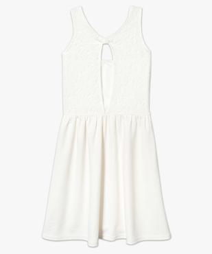 Robe bi-matière sans manches vue2 - GEMO (JUNIOR) - GEMO