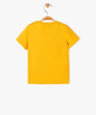 Tee-shirt manches courtes en coton imprimé héros bébé garçon vue4 - GEMO(BEBE DEBT) - GEMO