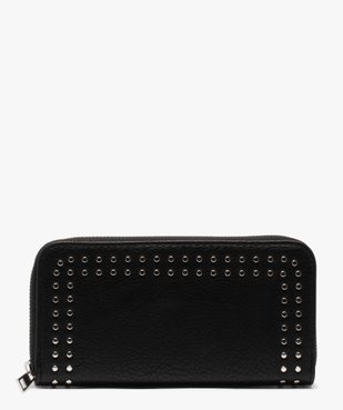 Portefeuille femme grand format avec clous métalliques vue1 - GEMO (ACCESS) - GEMO