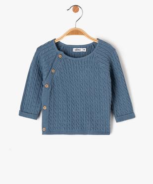 Gilet brassière avec fermeture latérale bébé vue1 - GEMO(BB COUCHE) - GEMO