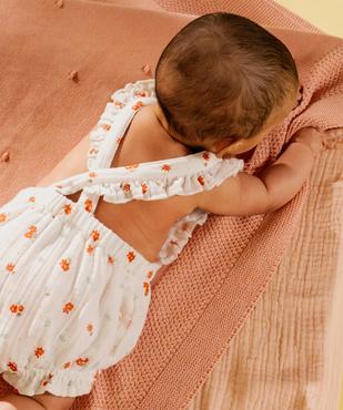Combinaison courte à motifs fleuris et volants bébé fille vue5 - GEMO(BB COUCHE) - GEMO