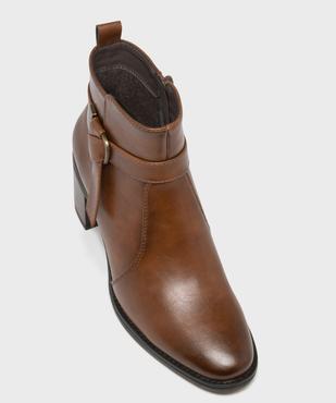 Boots à talon avec bride fantaisie femme - Valentina Baldano vue5 - VALENTINA BALDA - GEMO