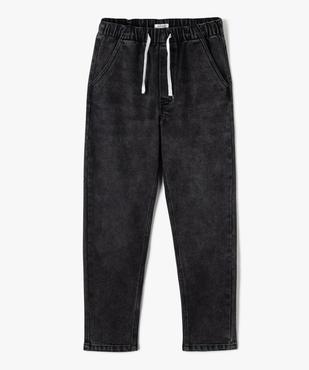 Jean coupe Straight avec ceinture élastique ajustable garçon vue2 - GEMO 4G GARCON - GEMO