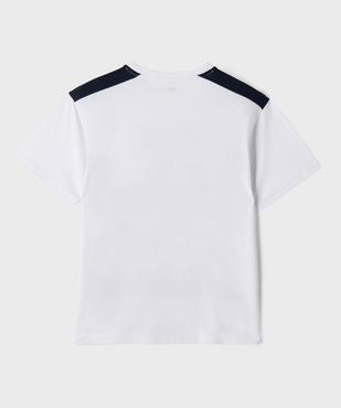 Tee-shirt de sport à manches courtes avec motif garçon vue4 - GEMO (JUNIOR) - GEMO