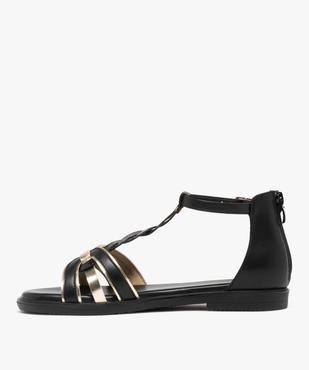 Sandales multibrides à talon fermé femme vue3 - VALENTINA BALDA - GEMO