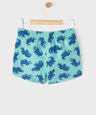 Short de bain à motifs crocodiles bébé garçon vue3 - GEMO(BEBE DEBT) - GEMO