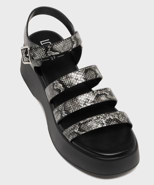 Sandales multibrides à semelle plateforme femme vue5 - 5 MILES - GEMO