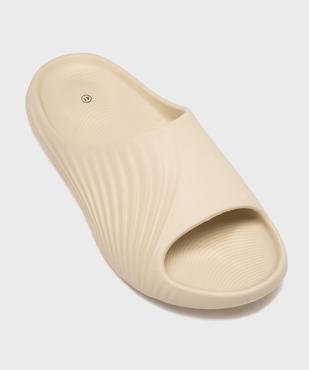 Mules de piscine moulées et unies homme vue5 - GEMO (PLAGE) - GEMO