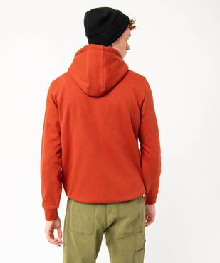 Sweat à capuche intérieur molletonné homme vue3 - GEMO 4G HOMME - GEMO