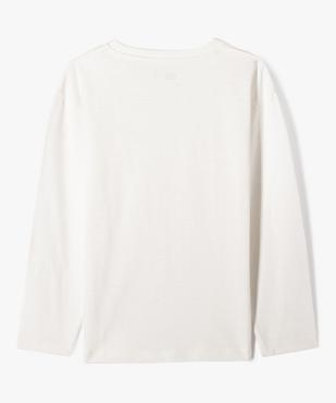 Tee-shirt à manches longues avec poche poitrine garçon vue4 - GEMO (ENFANT) - GEMO