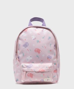 Sac à dos en toile motifs chats fille vue1 - GEMO (ACCESS) - GEMO
