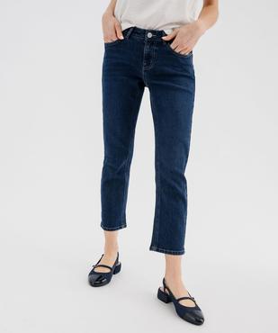 Pantacourt en jean stretch coupe slim femme vue1 - GEMO(FEMME PAP) - GEMO