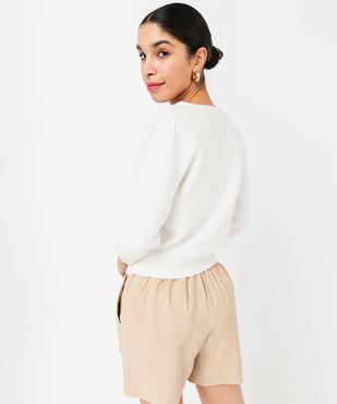 Gilet à manches bouffantes femme vue3 - GEMO(FEMME PAP) - GEMO