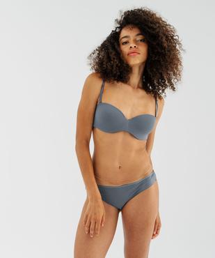 Culottes unies en microfibre femme (lot de 2) vue7 - GEMO 4G FEMME - GEMO