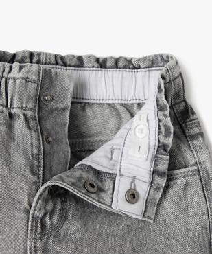 Jean slouchy à taille haute ajustable fille vue3 - GEMO (ENFANT) - GEMO