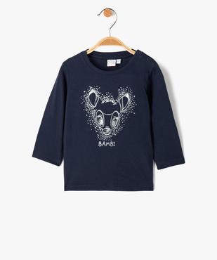 Tee-shirt bébé fille à manches longues avec motif Bambi - Disney vue1 - AUTRES MARQUES - GEMO