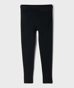 Legging long en maille côtelée extensible fille vue3 - GEMO (ENFANT) - GEMO