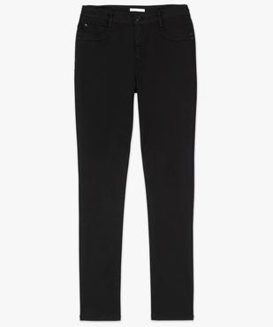 Pantalon femme regular taille haute en stretch vue4 - GEMO(FEMME PAP) - GEMO