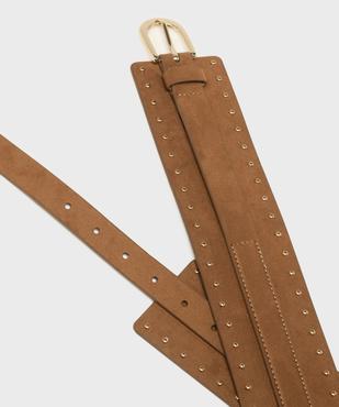 Ceinture large cloutée femme vue2 - GEMO (ACCESS) - GEMO