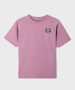 Tee-shirt manches courtes avec logo skateboard garçon vue3 - GEMO (JUNIOR) - GEMO