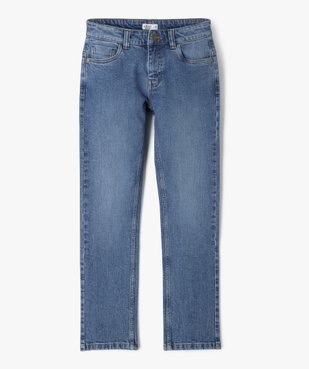 Jean regular à taille ajustable en coton stretch garçon vue6 - GEMO 4G GARCON - GEMO
