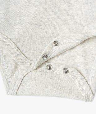 Body bébé à manches courtes fermeture croisée (lot de 5) vue2 - GEMO 4G BEBE - GEMO