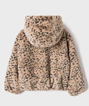 Blouson à capuche réversible fille vue4 - GEMO (ENFANT) - GEMO