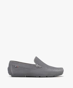 Mocassin dessus cuir velours semelle souple homme - Tanéo vue1 - TANEO - GEMO