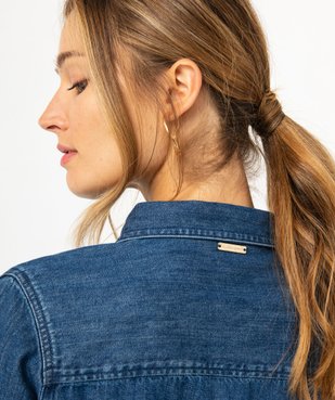 Chemise en jean épaisse femme - LuluCastagnette vue5 - LULUCASTAGNETTE - GEMO