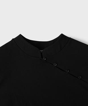 Blouse col mao sans manches fille vue2 - GEMO (JUNIOR) - GEMO